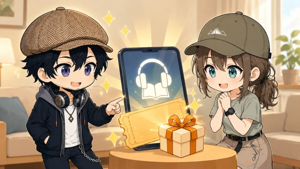 Audibleキャンペーンの登録画面と特典内容