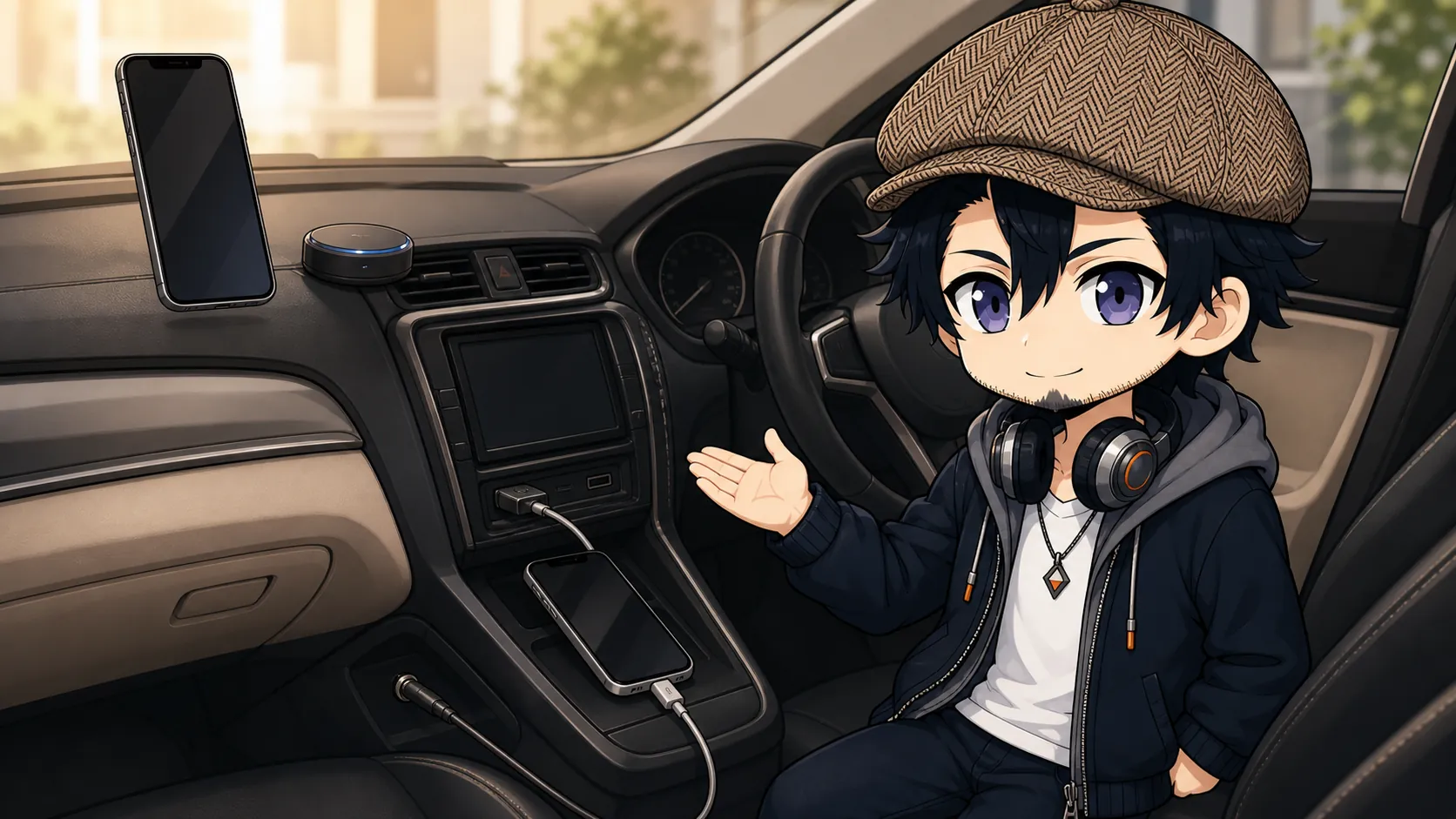 車でAudibleを再生する接続方法