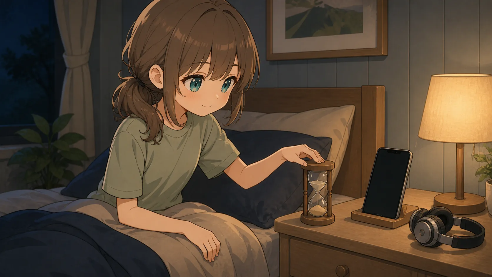 スリープタイマーはどこで設定する？