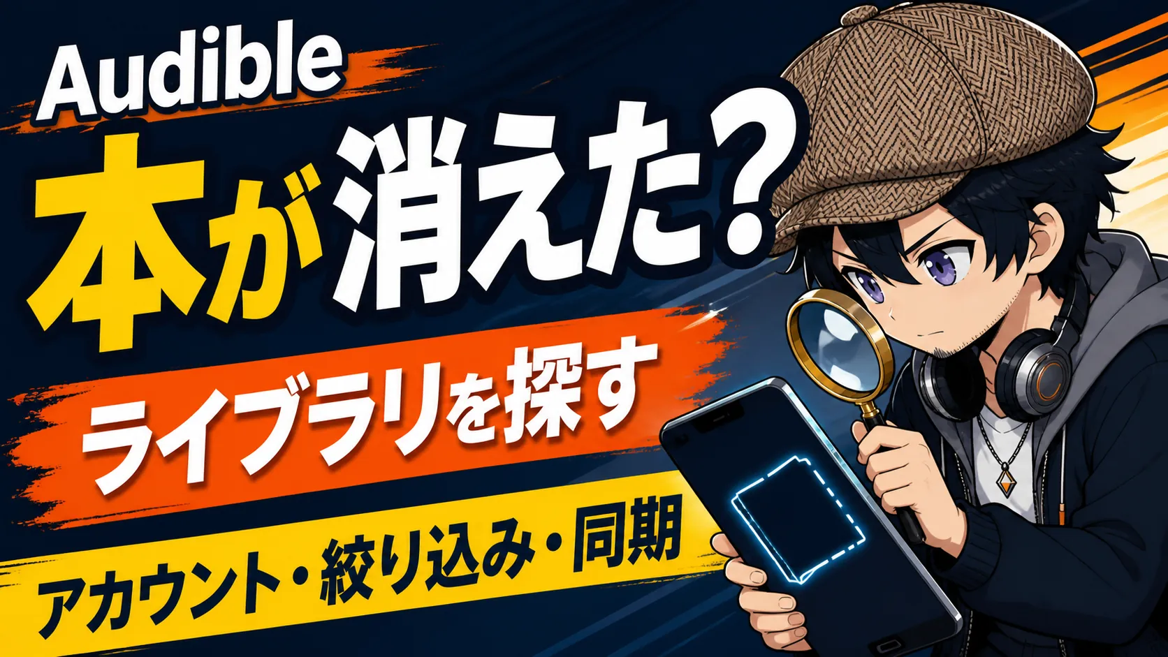 Audibleのライブラリから消えた本を探すドク