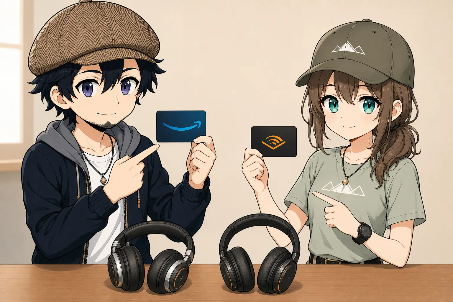 プライム会員とAudibleの違いを確認するドクとミコト