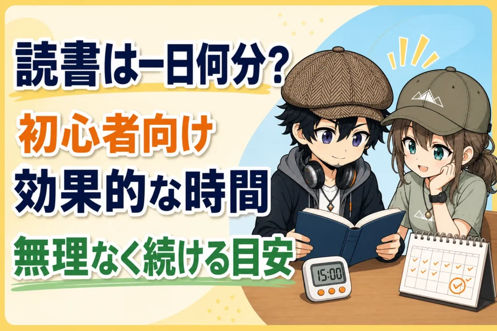 一日の読書時間を考えるドクとミコト