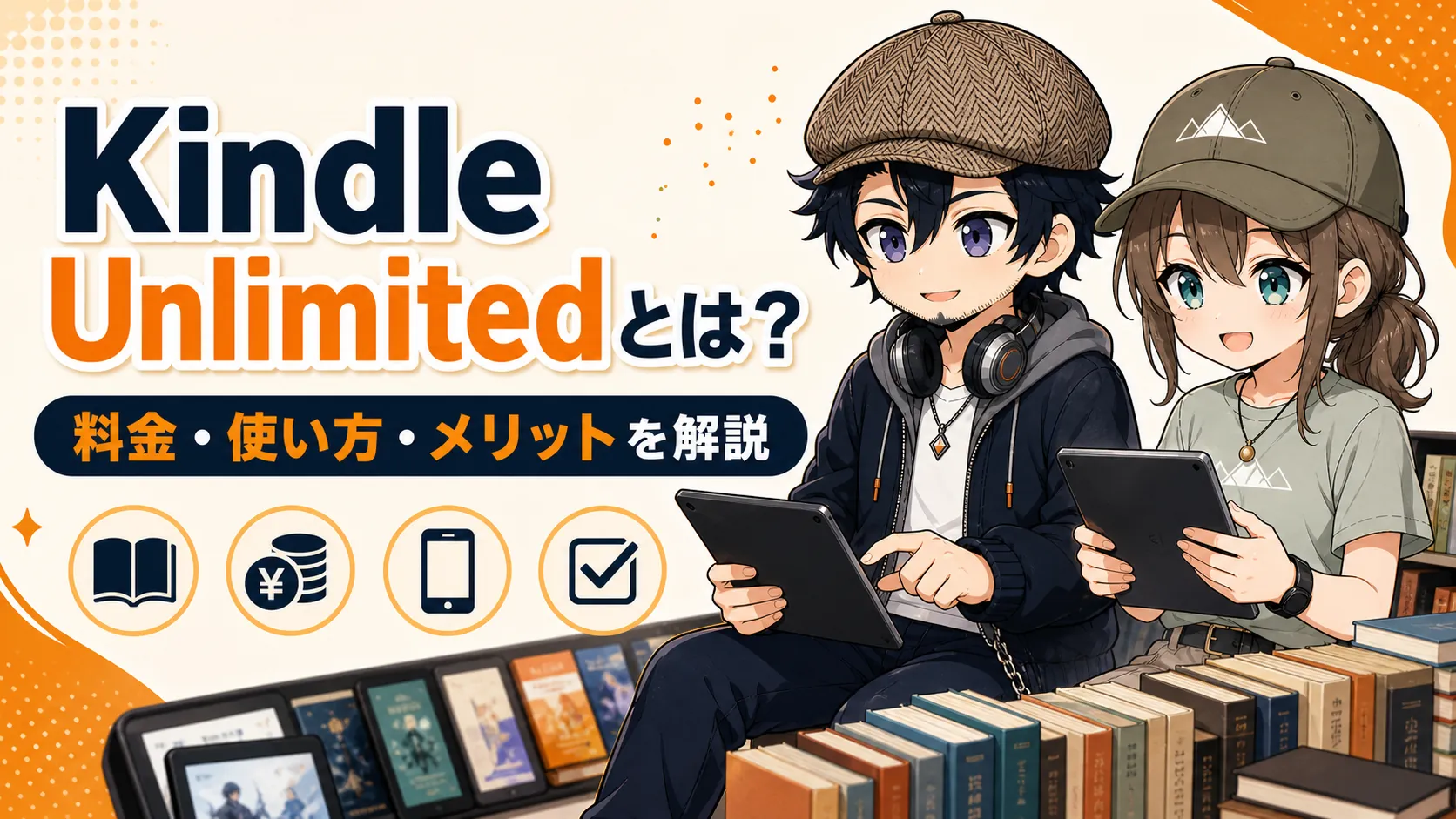 Kindle Unlimitedの料金・使い方・メリットを紹介するドクとみこと