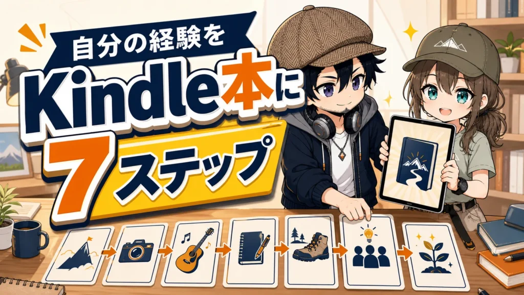 自分の経験や趣味をKindle本にまとめるドクとミコト