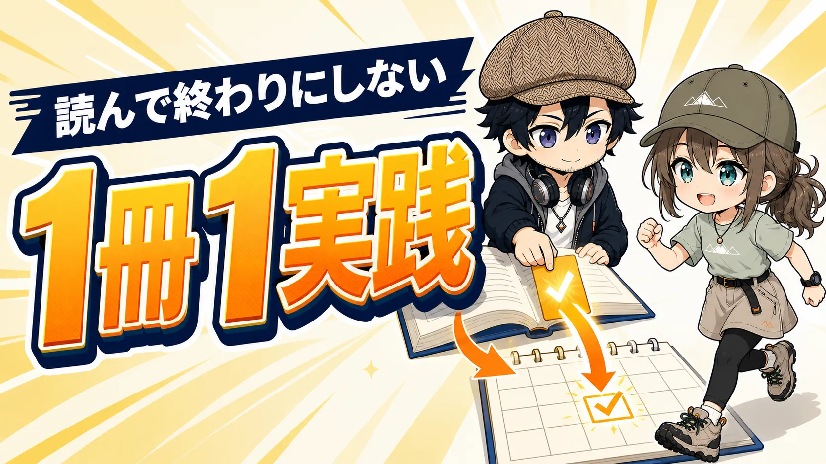 本から一つの行動を選び実践するドクとミコト