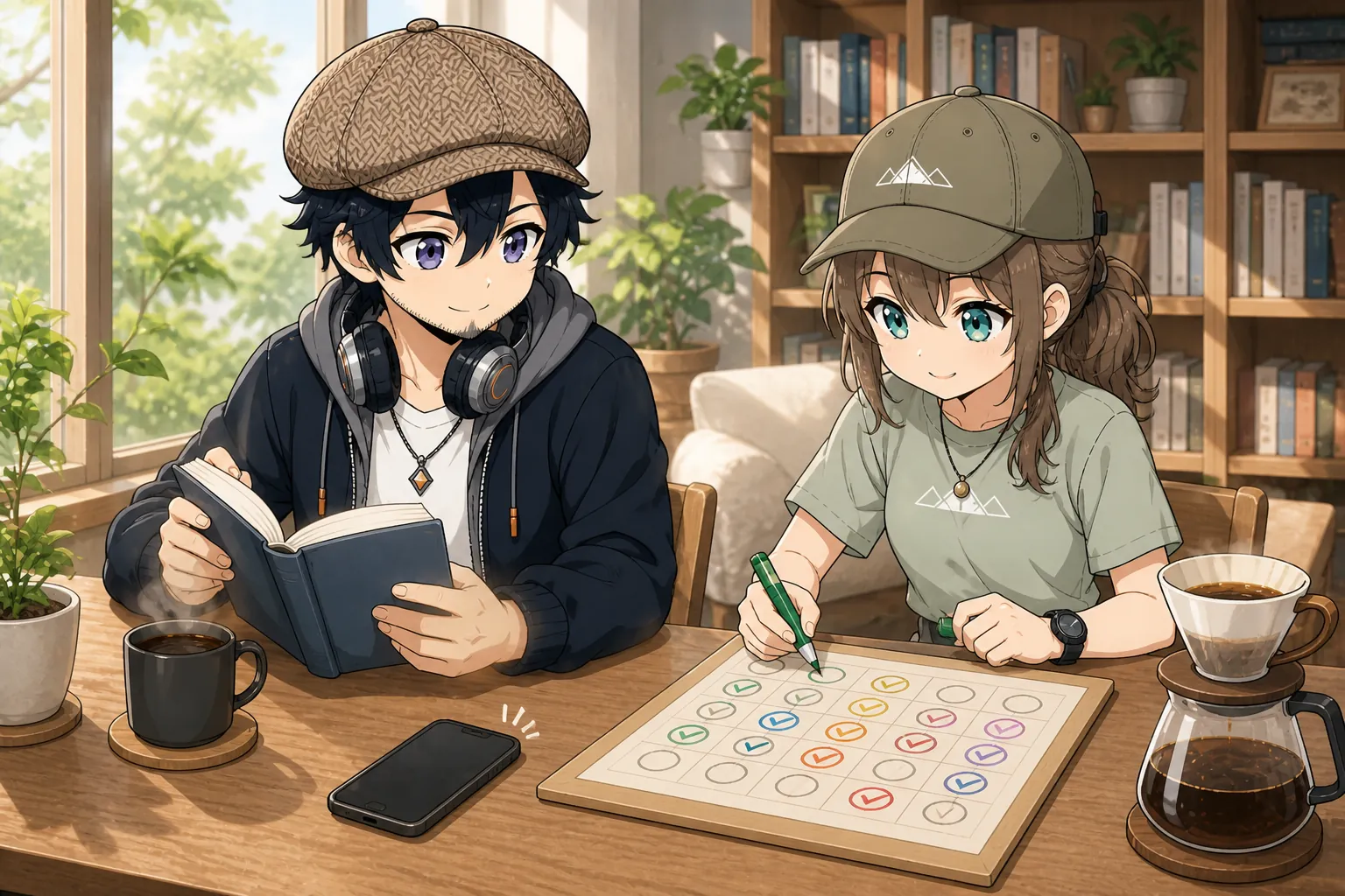 読書習慣を記録するドクとミコト