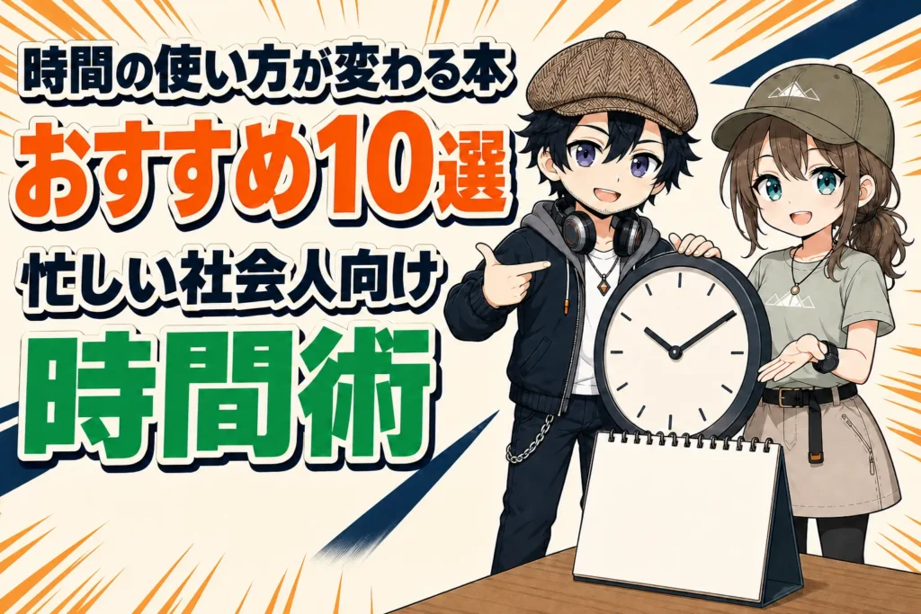 時間の使い方を本で見直すドクとミコト