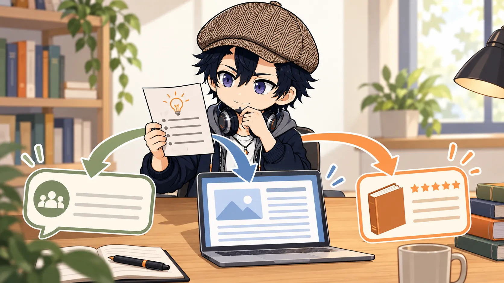 一つの感想を複数の投稿先へ書き分けるドク