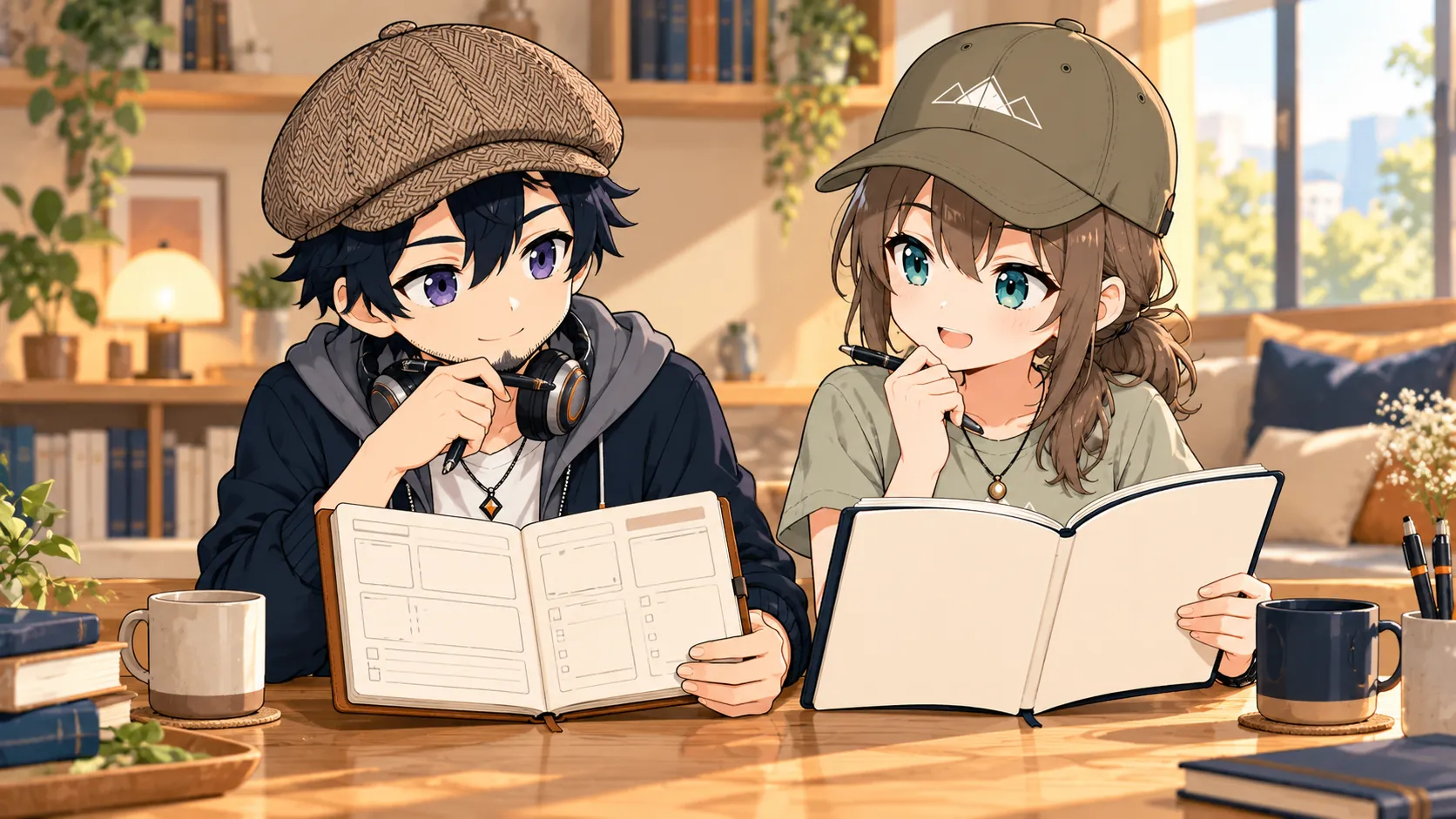 読書ノートの記録項目に合う形式を選ぶドクとミコト