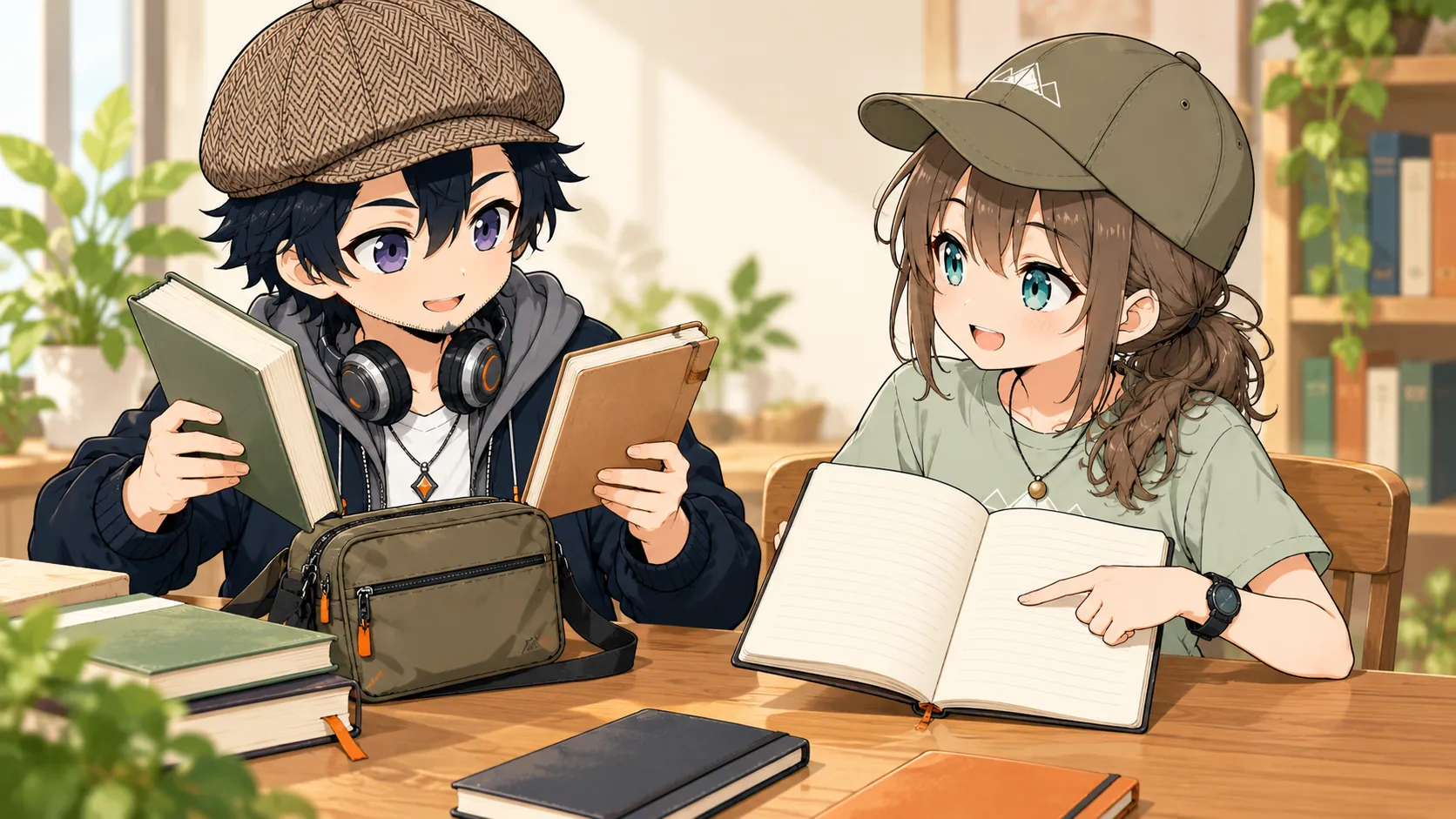 書く量と持ち歩きやすさで読書ノートを選ぶドクとミコト