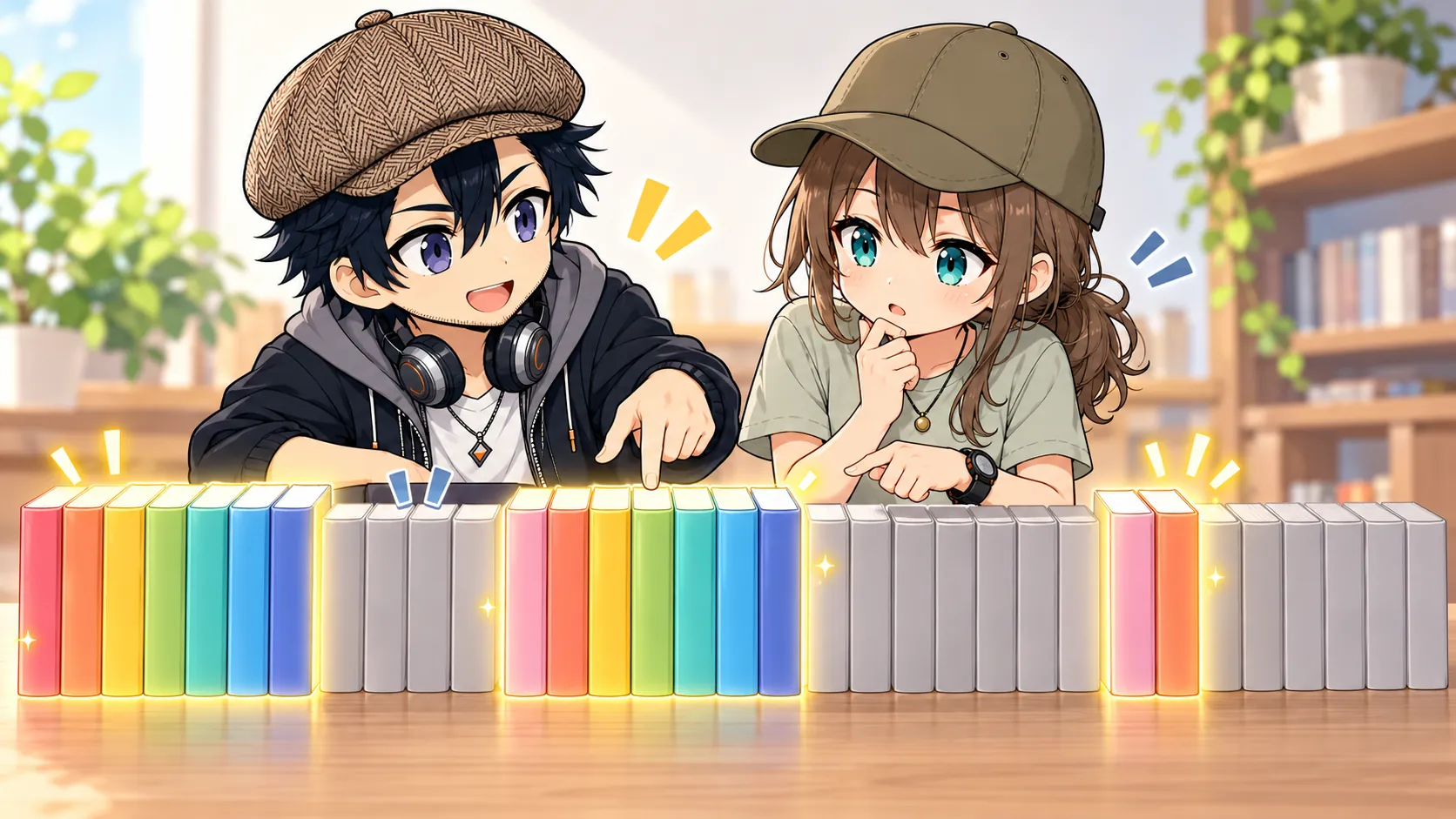漫画の巻ごとに読み放題対象が異なることを確認するドクとミコト
